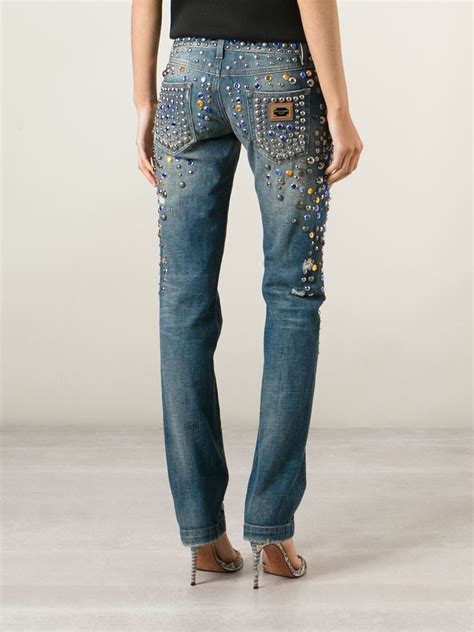 dolce gabbana jeans fashionrep|dolce and gabbana embellished jeans.